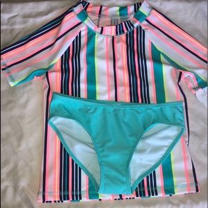 Carter’s Kid Swimsuit 2 Pieces 14 UPF 50+